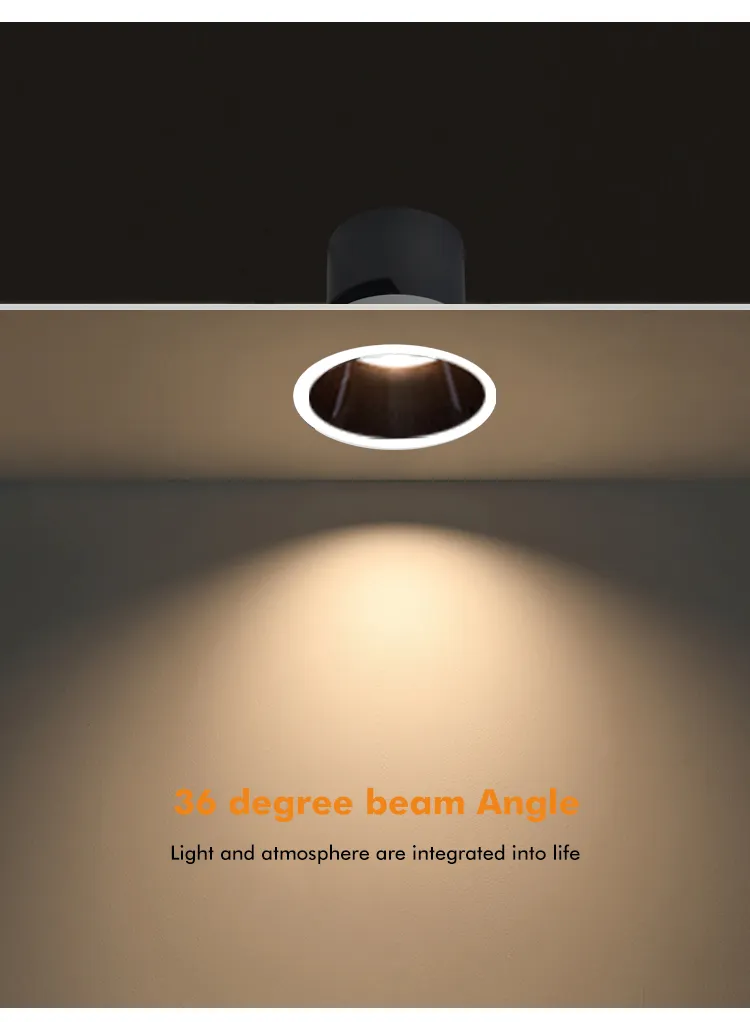 Hot Sale Trimless Recessed Dimmable LED Downlight for Commercial & Residential Projects 10W