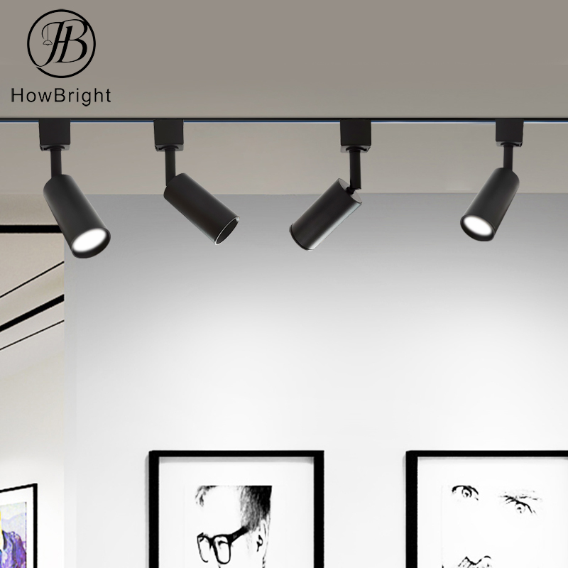 Indoor GU10 Adjustable LED Spotlight Lighting Aluminum Track Light Housing Customized 2 Wires Track Spotlight of Fixture
