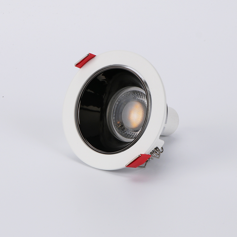 LED Recessed Trimless Adjustable Aluminum GU10 Downlight Module 7W Anti-Glare Dimmable
