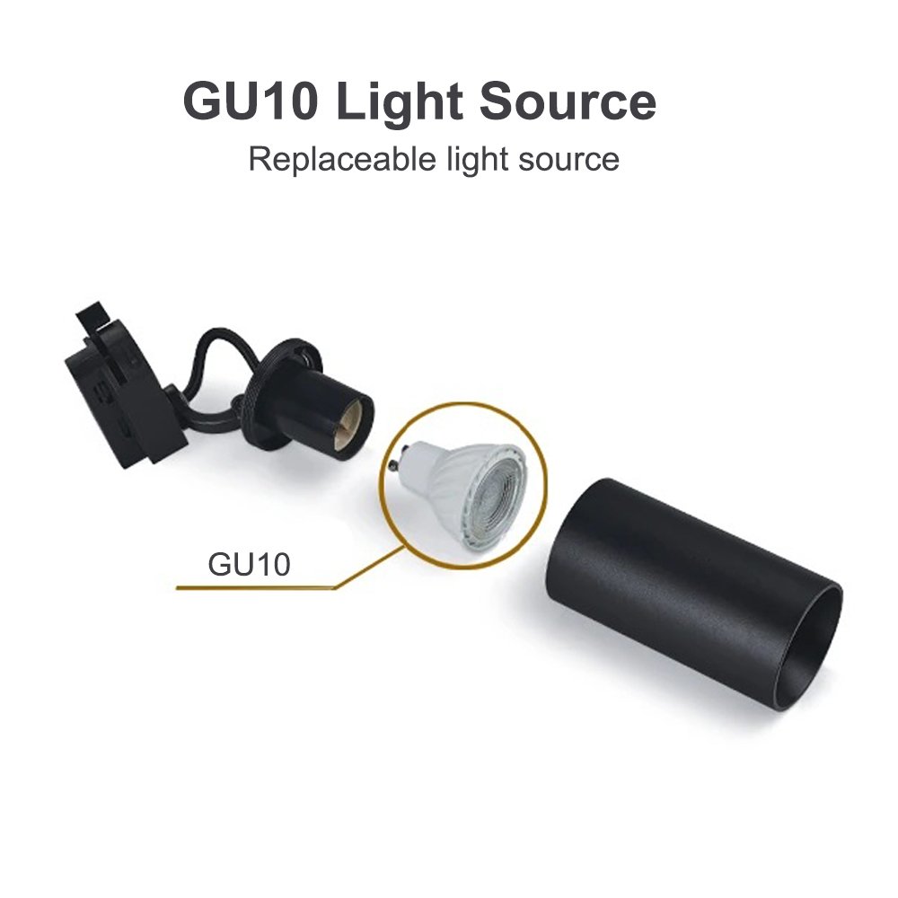 Wholesale Price Surface Mounted Project Installation Led Track Light Rail Gu10 Track Lighting Fixture Housing for Shops