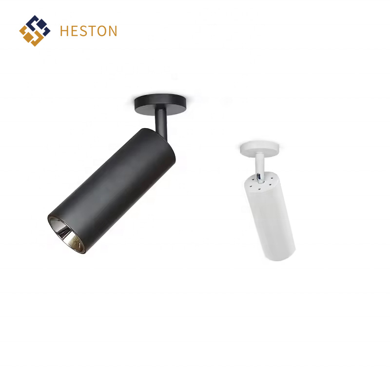 LED Modern Surface-Mounted Anti-Glare Ultra-Thin COB Spotlights High CRI 90 for Home Office 12W 3000K Certified Aluminum Construction