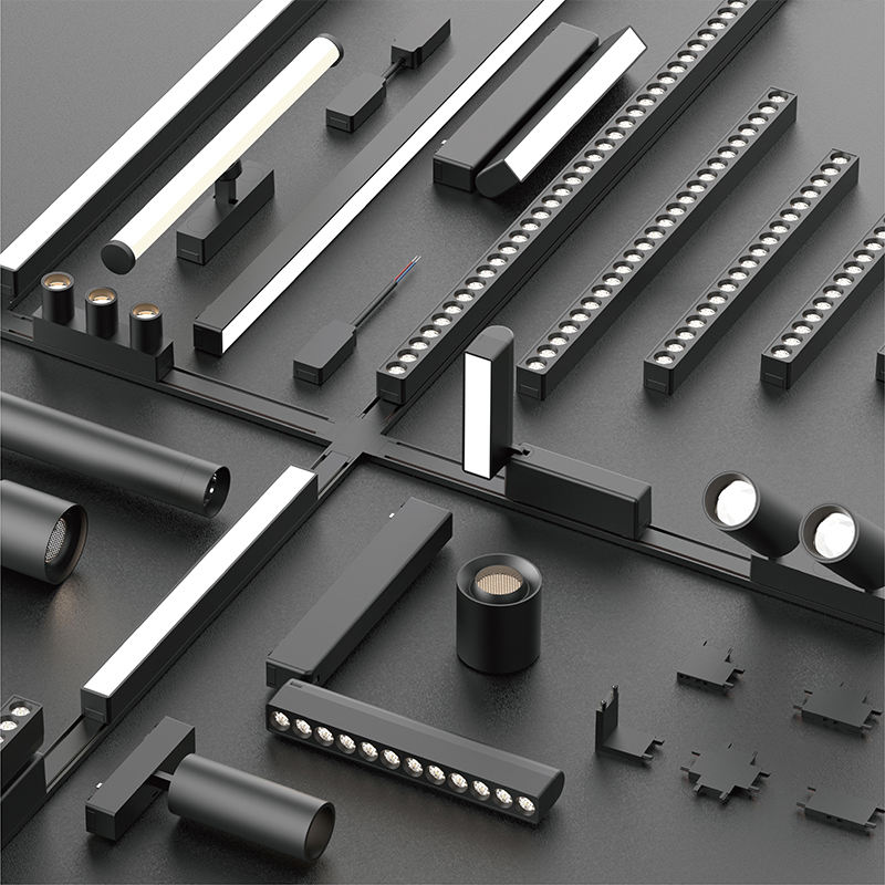 Led Track Light Linear Spot LED Magnetic Belt Track Lighting
