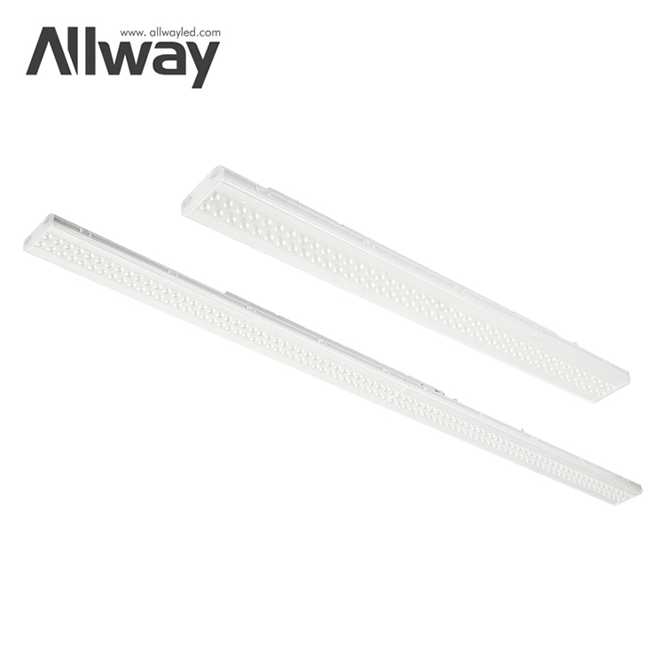 Commercial White Aluminum LED Linear Light 20W 40W Ceiling Pendant Tube Lighting for Hotel Office Supermarket Mall