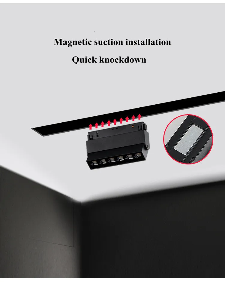 Magnetic Track Light Installation