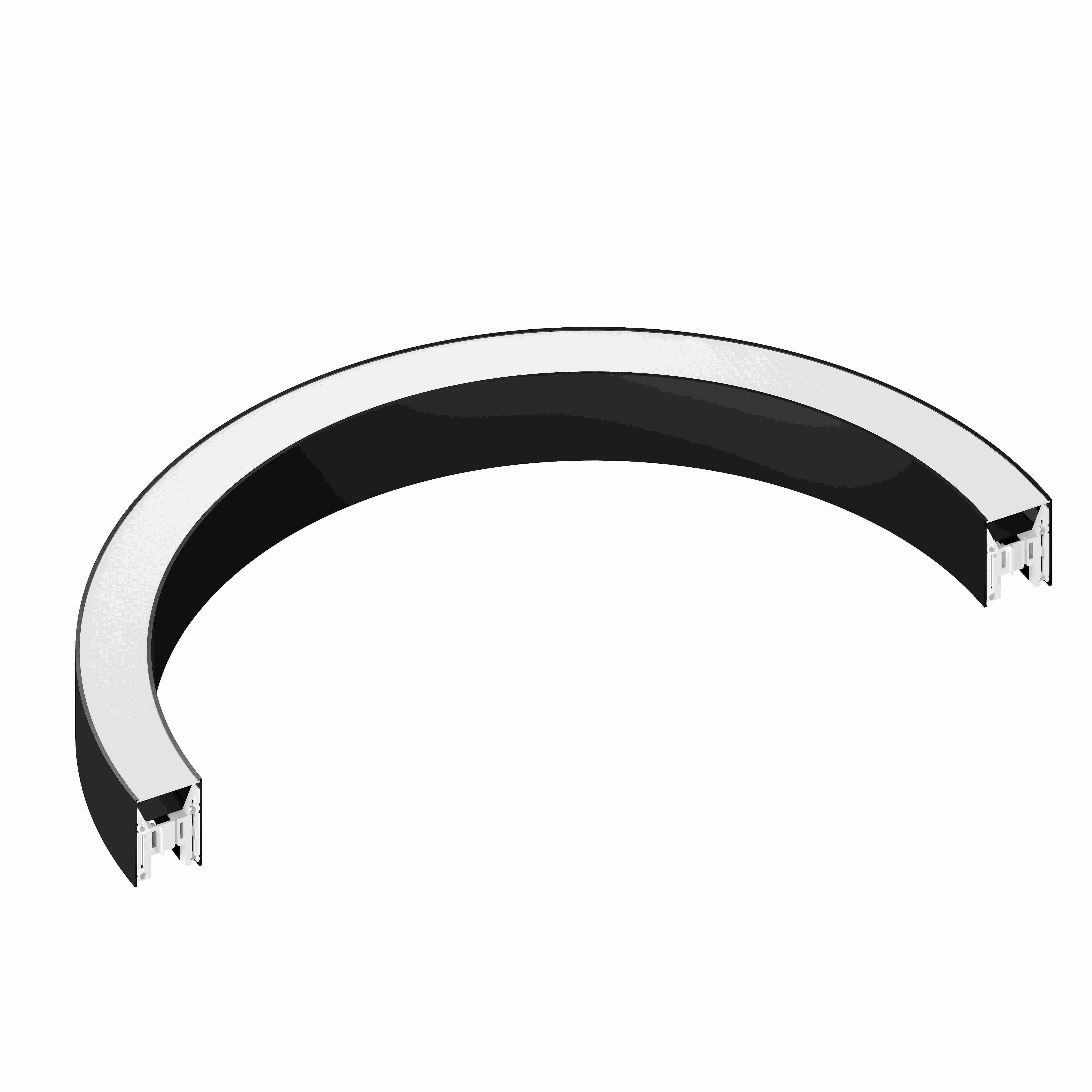 Commercial LED Pendant Light Black Iron Acrylic Linear Ceiling Hanging Light Office Garage Barber Workshop Gym Indoor Light