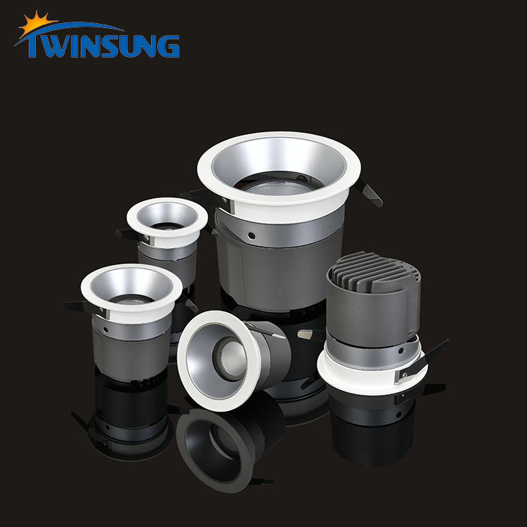 25w Indoor Wall Washer Ceiling Light Anti-glare LED Tiltable Downlight Spotlight Hotel Lighting