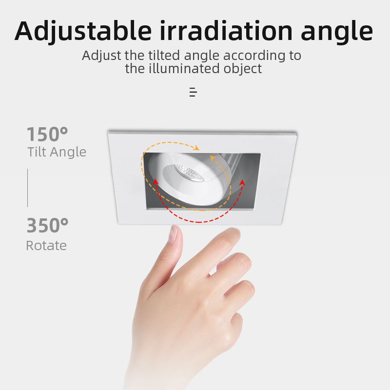 Adjustable Angle Pure Aluminum Spot Light with High CRI