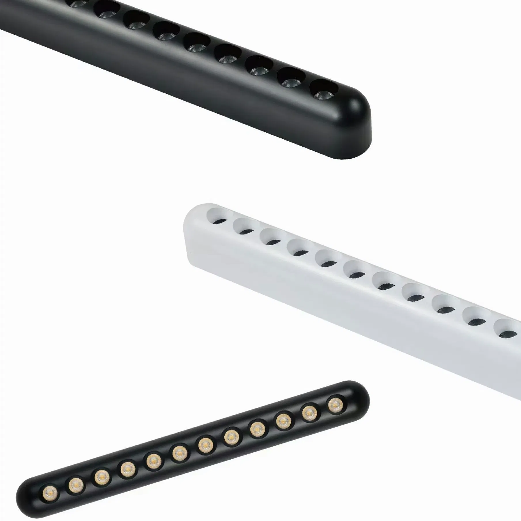 Indoor Surface Mounted 48V LED Magnetic Track Spotlight with Adjustable Angle