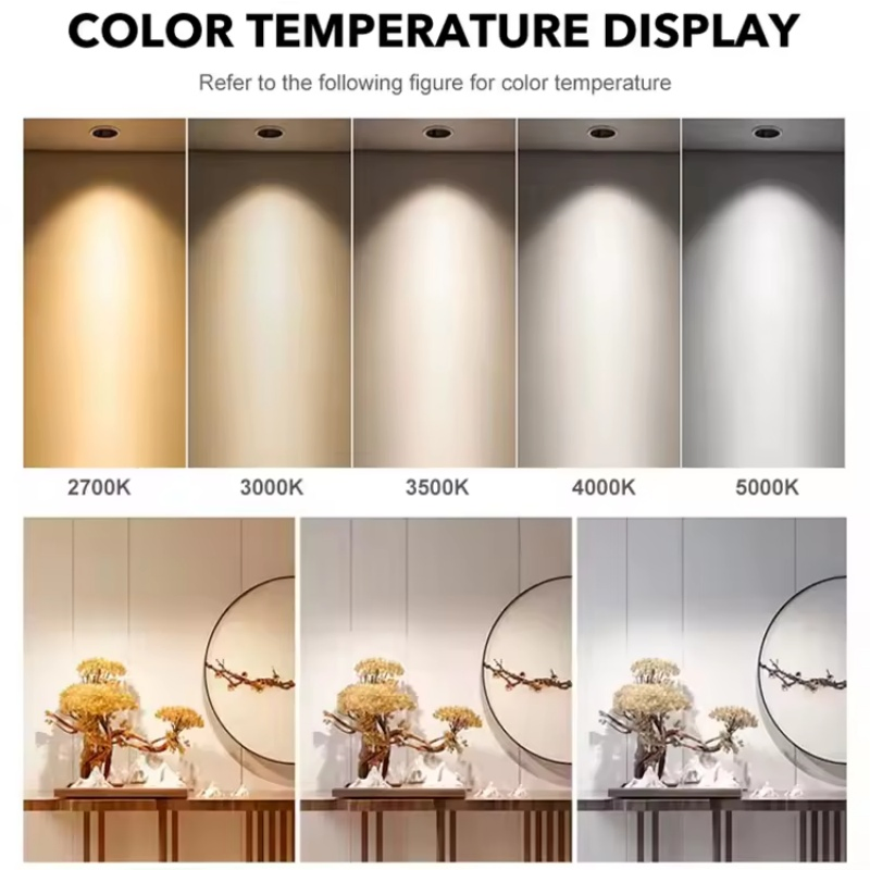 Adjustable GU10 MR16 7W Aluminum Ceiling LED SMD Track Spotlights