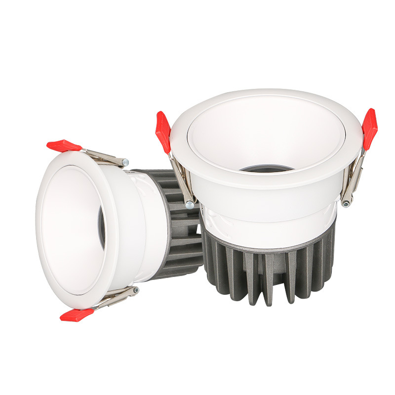 New Antiglare Round 10W LED Downlight Deep Honeycomb Recessed Die Cast Aluminum Home Use Ceiling Spotlight