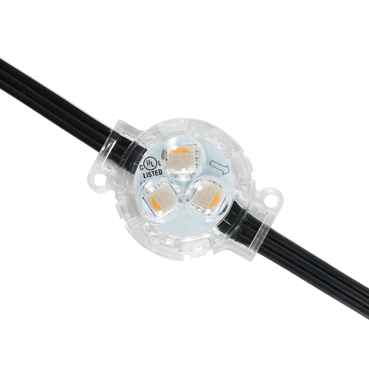 SHIJI Permanent Track Lighting RGBW LED Light Outdoor Changeable LED Light Strings Waterproof Rgb Led Pixel Point Light