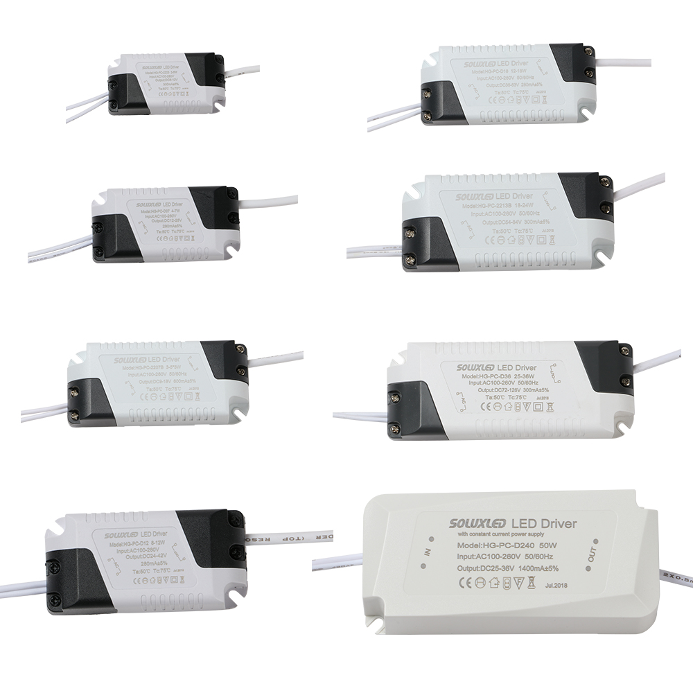 42W 1050ma 48W 600ma 50W 700ma LED Panel Light Drivers Flicker Free Indoor Down Light Use
