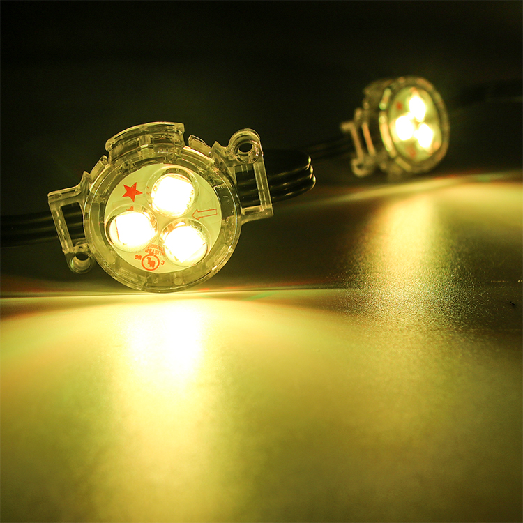 SHIJI Permanent Track Lighting RGBW LED Light Outdoor Changeable LED Light Strings Waterproof Rgb Led Pixel Point Light