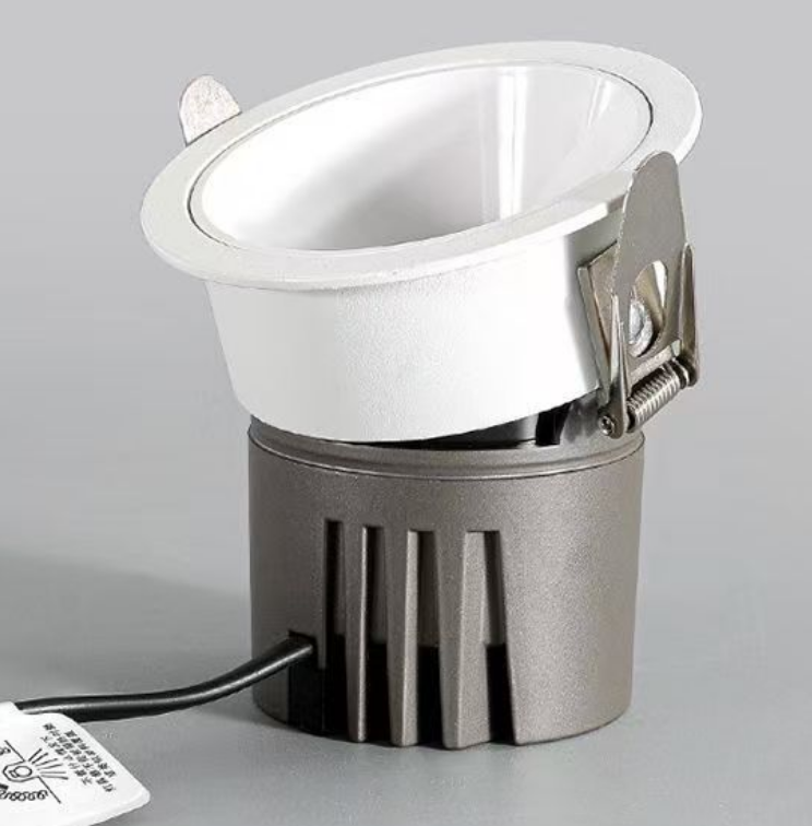 Recessed COB LED Anti-Glare Downlight Deep Cup Black Baffle 7W 12W 15W Adjustable Ceiling Spotlight High CRI 95+ 3-Year Warranty