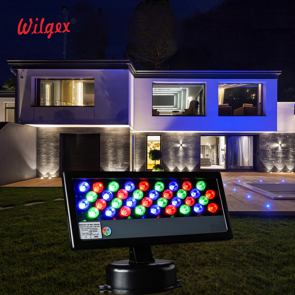 Wall Washer Outdoor Building Facade Lighting Dmx Controller RGB Led RGB Wall Washer Decorative Accents Tree Washer