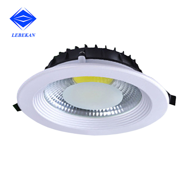 Anti Glare COB Trimless Recessed Hotel 10W 20W 30W LED Ceiling Down Light