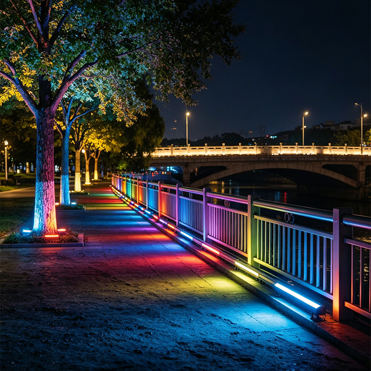 36W DMX512 RGB Aluminum LED Strip - IP65 Rigid Wall Washer for Hotel Outdoor Building Exterior Lighting