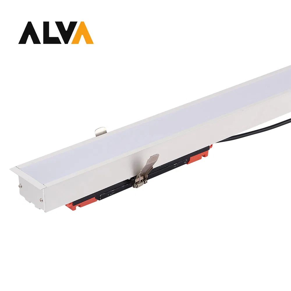 LED Linear Light Commercial Modern CE RoHS 20W Recessed Light for Home Office Shop