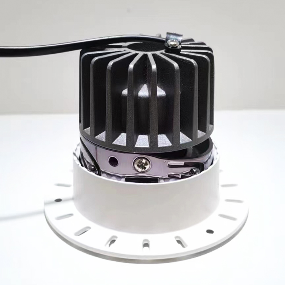 7W 12W Deep Anti-glare Downlight Recessed Spot Light and Deep Ceiling Embedded Cup with Led Strip Installation