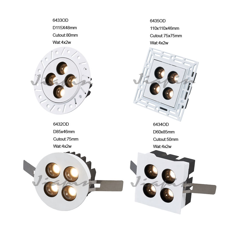 LED Down Light Product Engineering Drawing 1