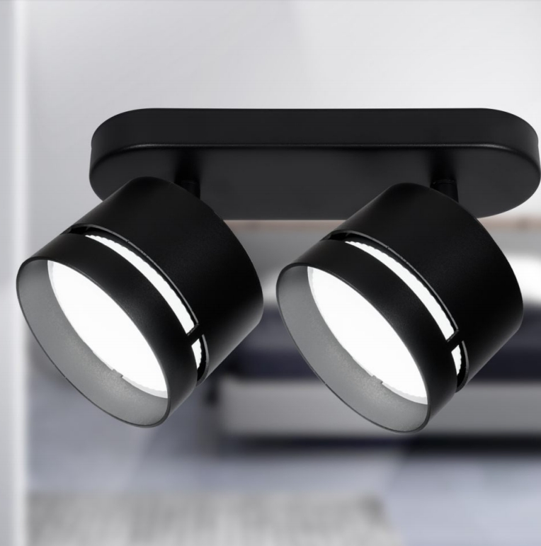 Adjustable Round COB LED Ceiling Track Spotlight for Modern Lighting