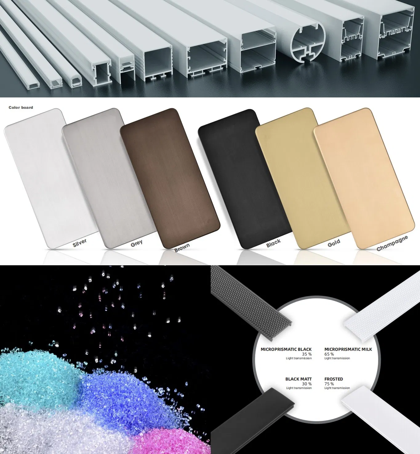 Commercial Office Surface Mounted Ceiling Pendant Linear Strip Lighting System Recessed Linkable LED Linear Light