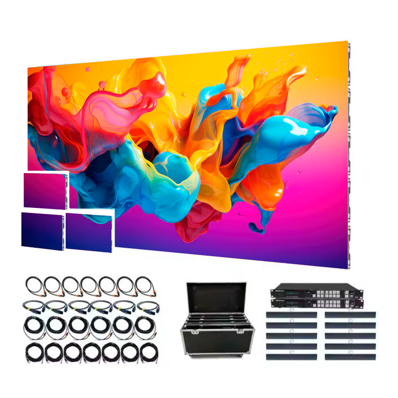 Giant Stage Background Led Video Wall Seamless Splicing P2.6 P2.9 P3.91 P4.81500x500mmRental Indoor Outdoor LED Display Screen