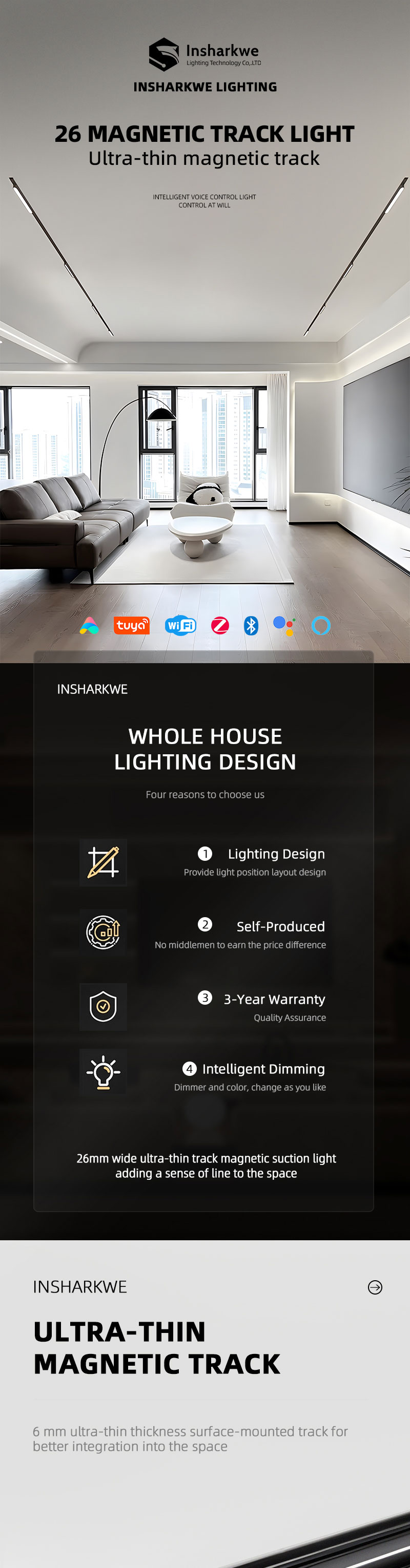 Magnetic Track Light System
