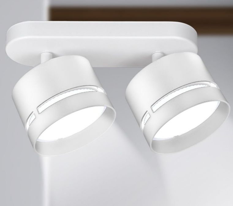 Adjustable Round COB LED Ceiling Track Spotlight for Modern Lighting
