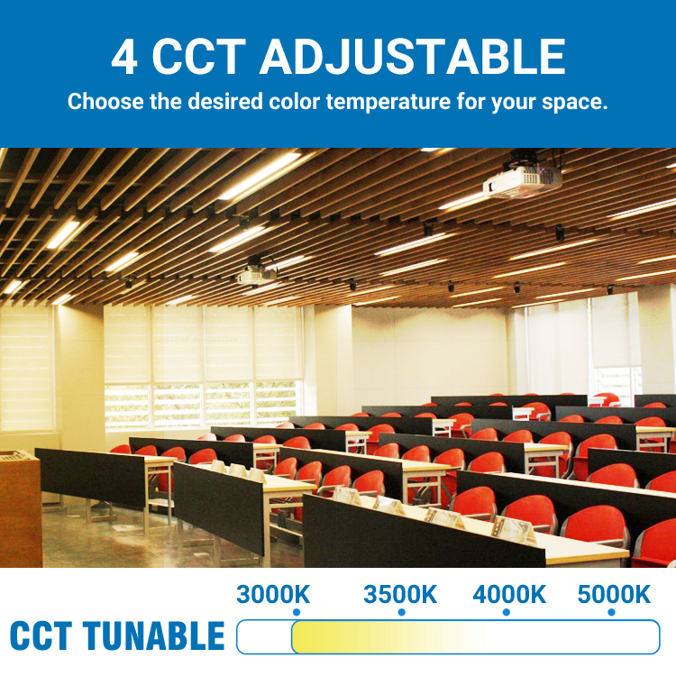 Linear Light Profile Linkable Batten Modern Industrial Supermarket Office Linear Led Batten Tube Light