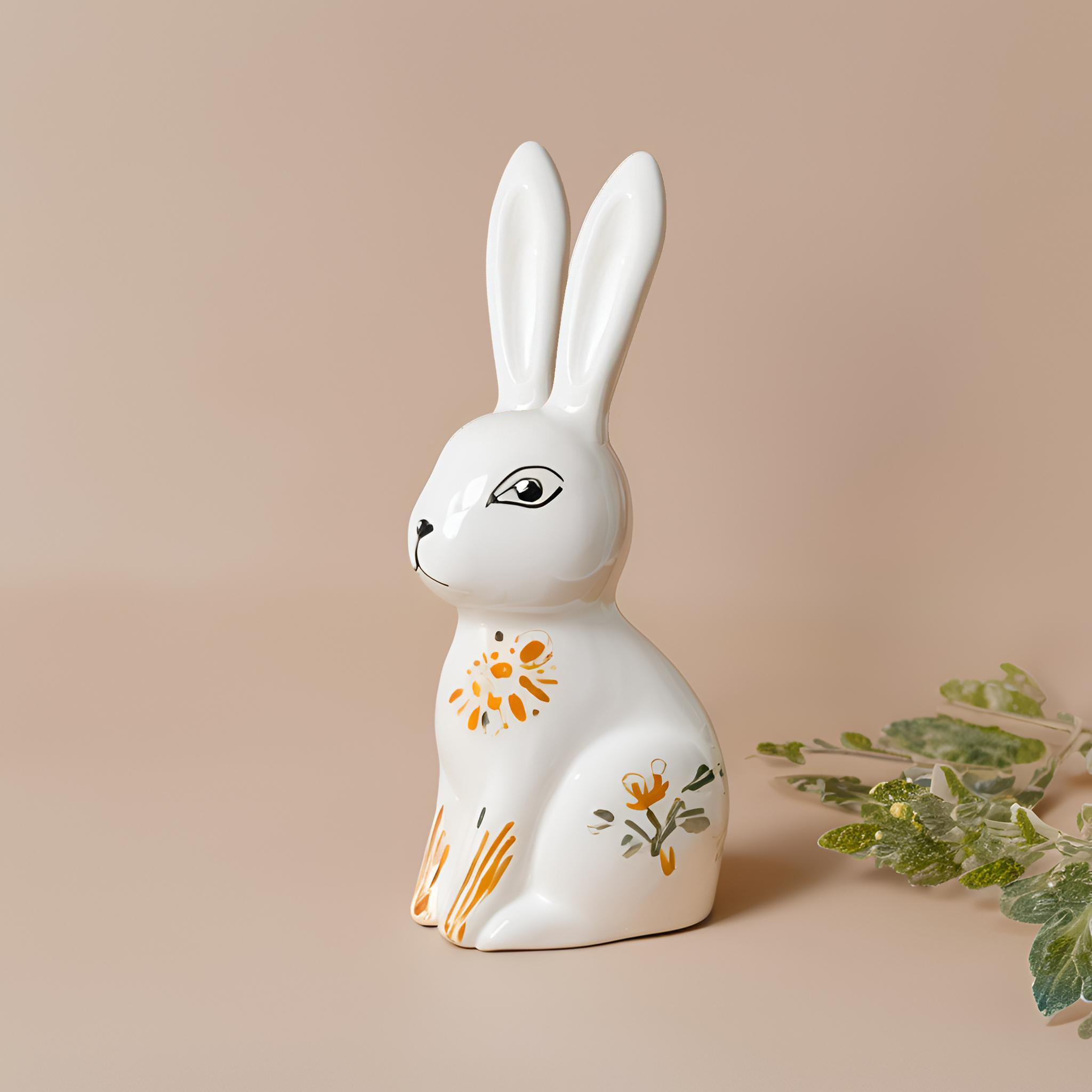 Cheap Botanical Bunny Sculpture – Nature-Inspired & Glossy VDLK1539 Suppliers, Factory