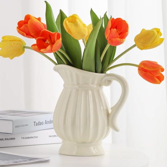Cheap Timeless Elegance Ceramic Jug Vase – Glossy Glaze Finish VDLK2405532 Manufacturers, Factory