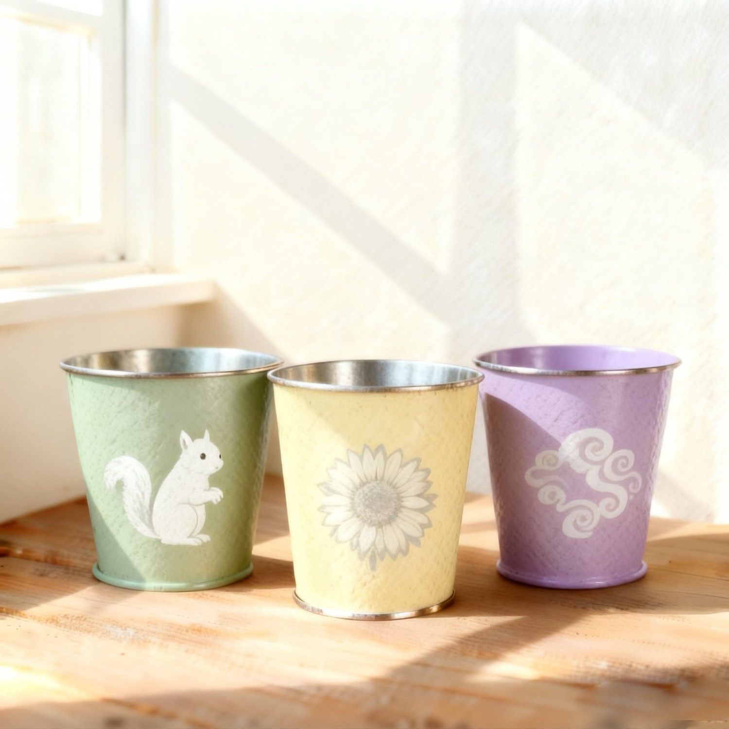 Cheap Printed metal material flower pot - suitable for indoor plants, flowers and succulent plants VDLK5549 Manufacturer, Factories