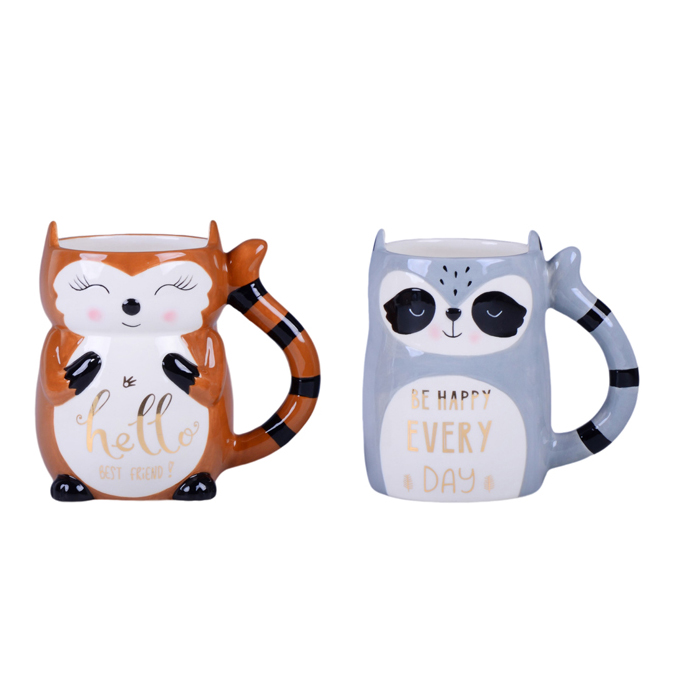 Wholesale Vivid Animal-Inspired Ceramic Cup with Tail Loop KDMC0780 Manufacturer, Supplier