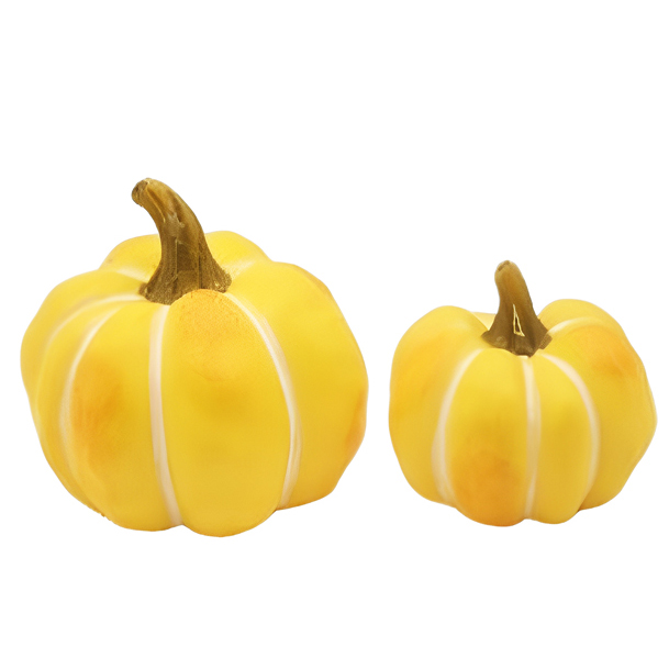 China Set of 2 Ceramic Pumpkin Decorations – Harvest Season Decor HDFS8051 Manufacturer, Manufacturers