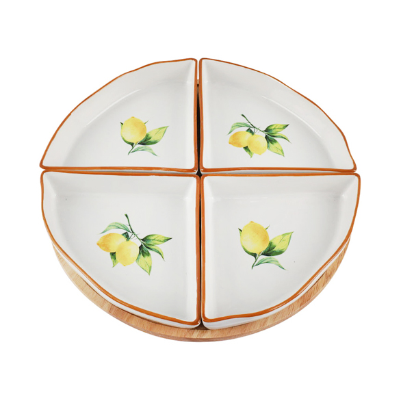 Cheap Fresh Citrus Ceramic Plate – Food-Safe & Stylish KDPD0449 Manufacturer, Manufacturers