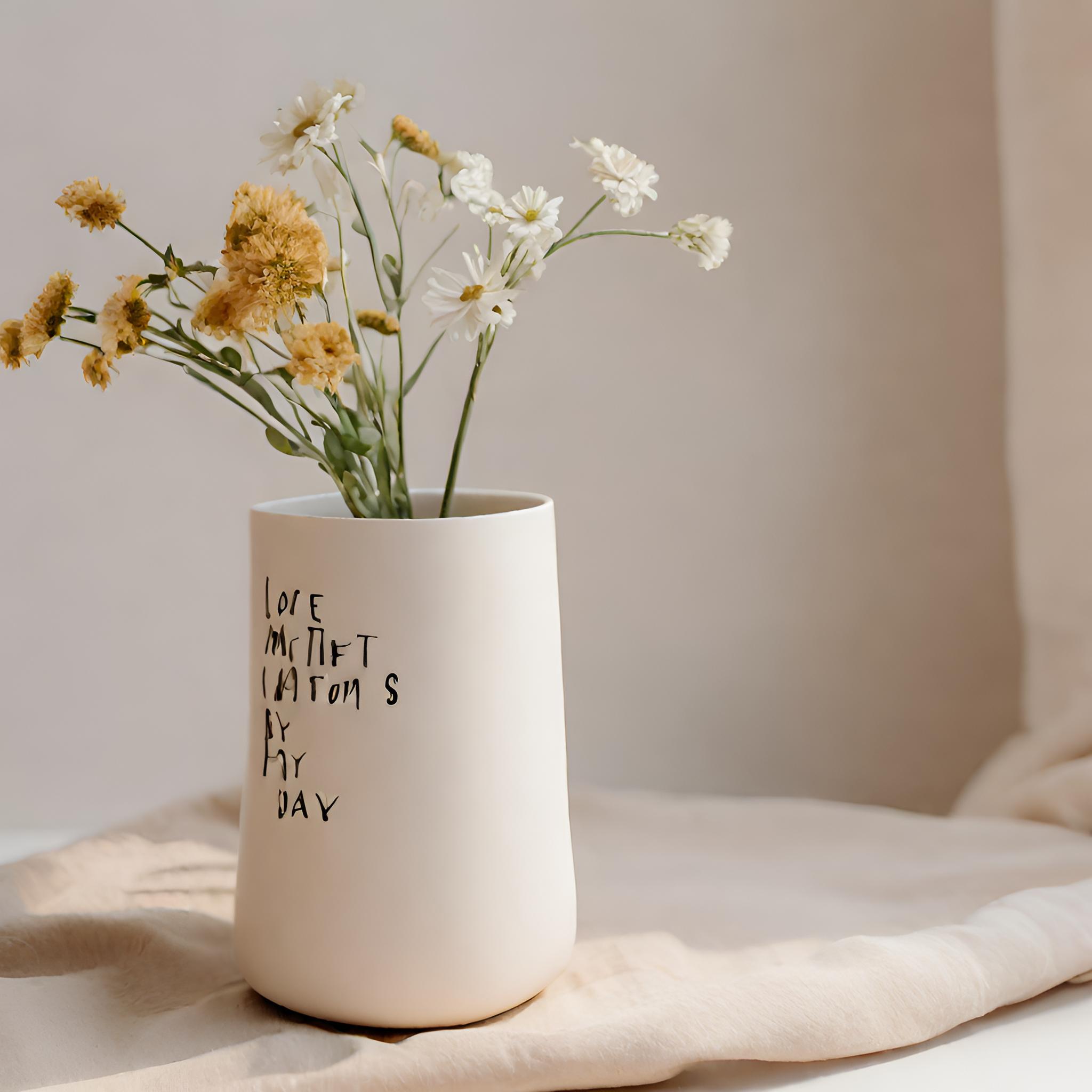 Wholesale Minimalist Matte Ceramic Cylinder Vase – Simple & Stylish VDMK2403188 Suppliers, Factories