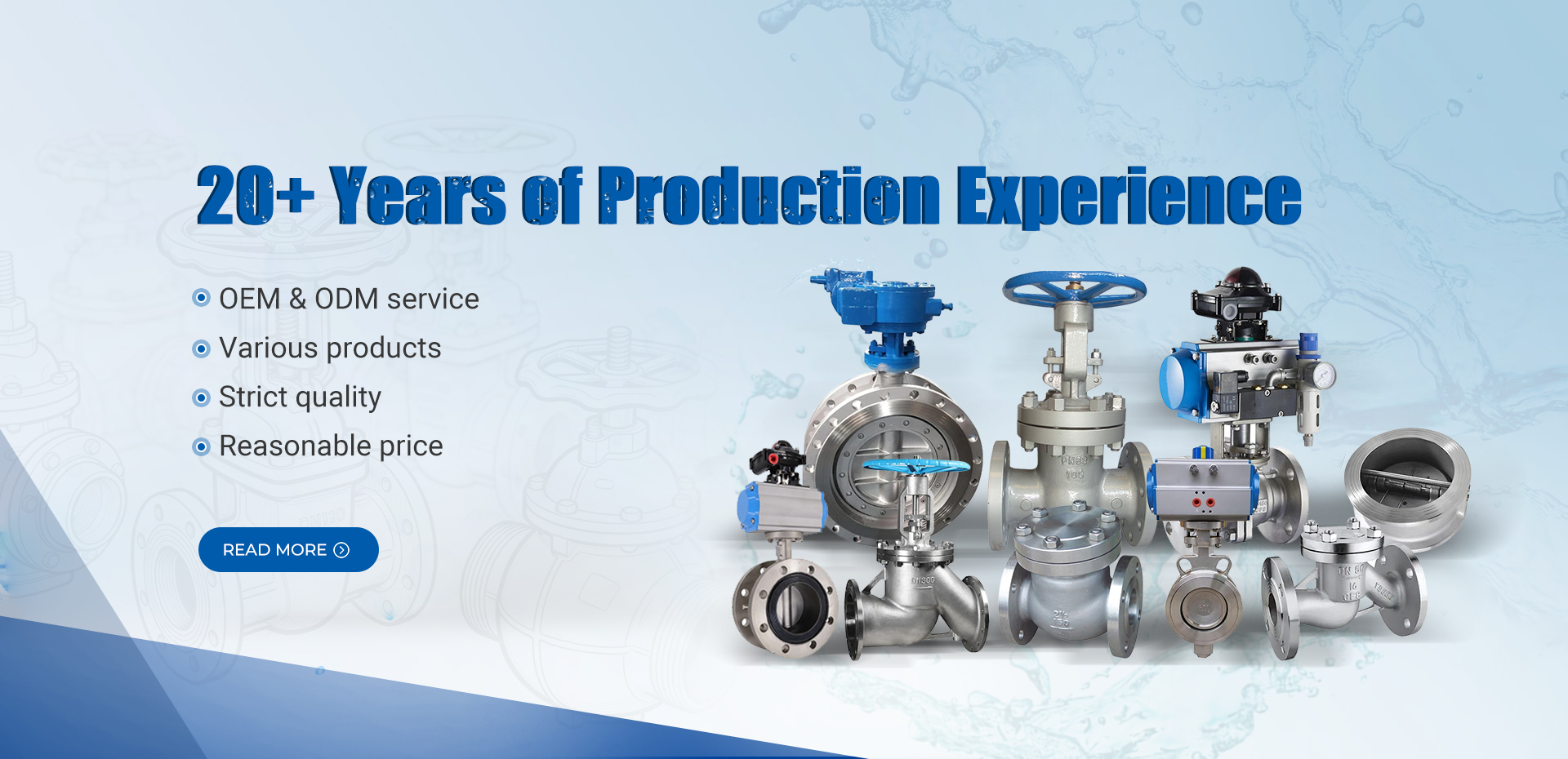 KR wafer and flanged butterfly valves for industrial flow control