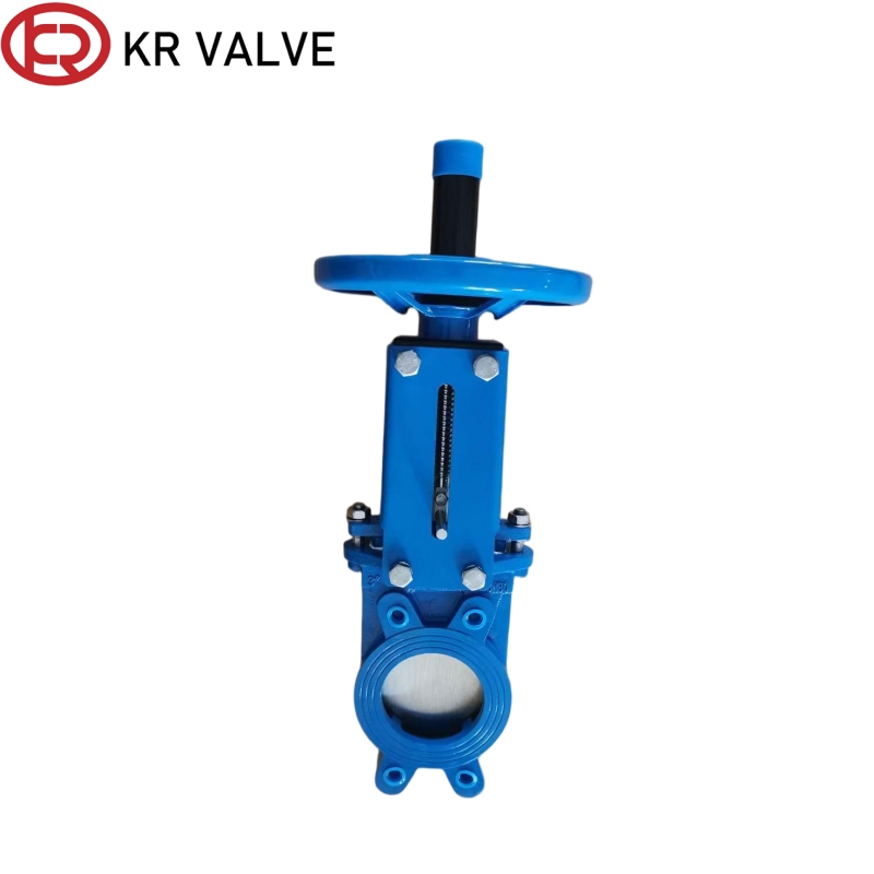 Custom Ductile Iron Wafer Knife Gate Valve PN16 - China Suppliers & Factory for Sewage, Slurry, and Powder Pipelines Manufacturers, Factory