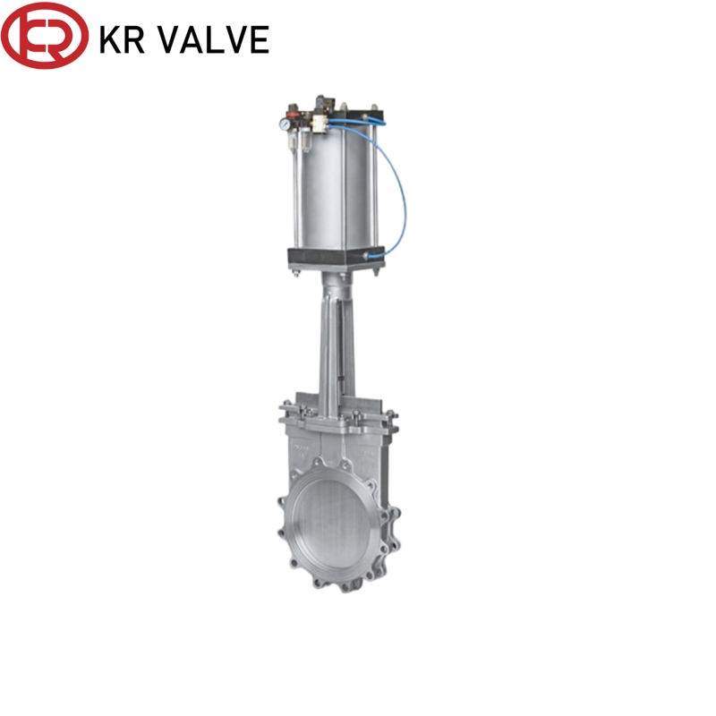 OEM Lug type pneumatic knife gate valve stainless steel material Suppliers, Manufacturers