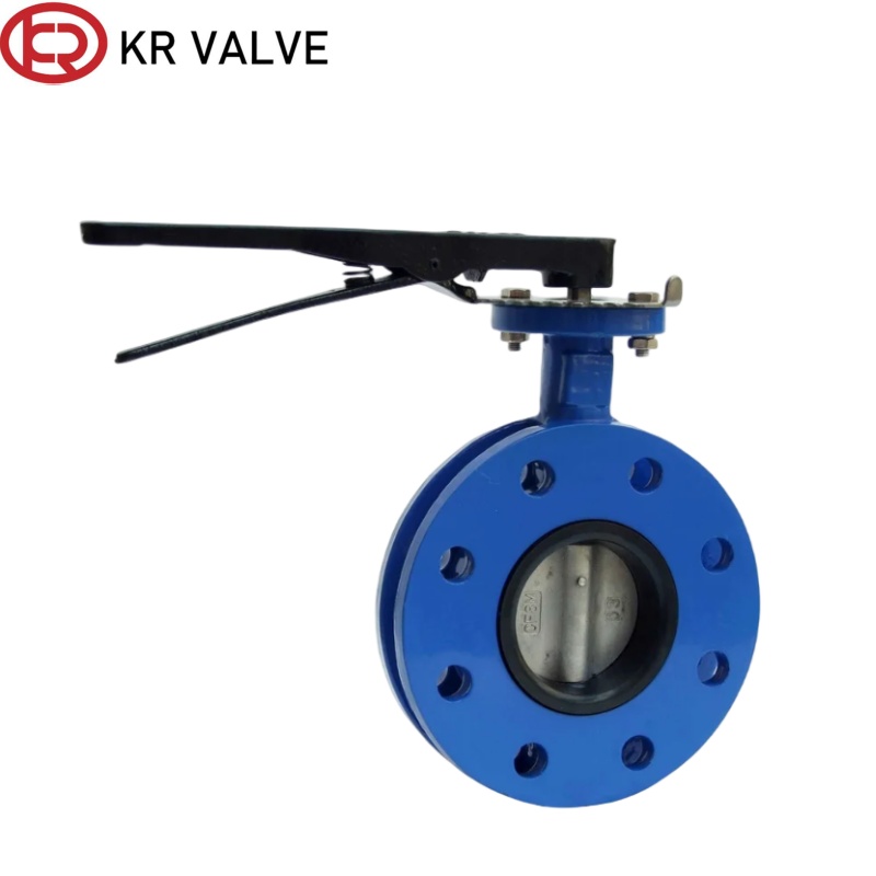 Wholesale U type butterfly valve EPDM seal short series flange butterfly valve Suppliers, Manufacturers