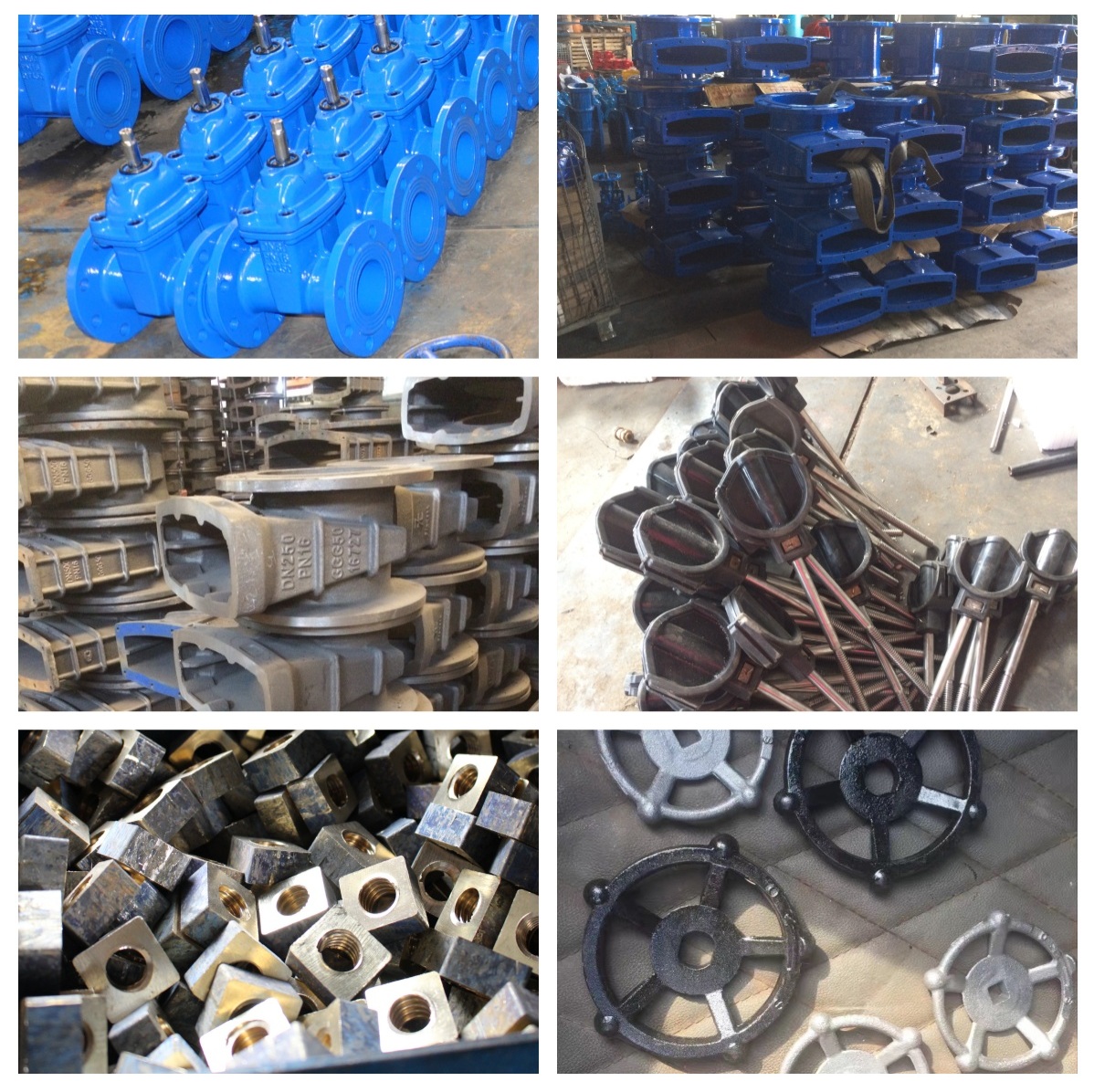 Underground gate valve ductile iron body