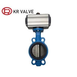 Wholesale Pneumatic Wafer Butterfly Valve Spring Type