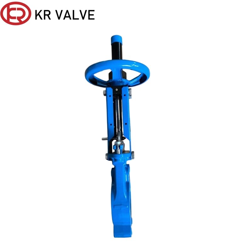 Custom Ductile Iron Wafer Knife Gate Valve PN16 - China Suppliers & Factory for Sewage, Slurry, and Powder Pipelines Manufacturers, Factory