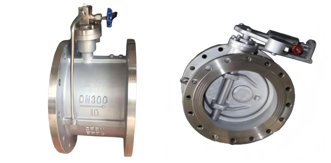 SS hydraulic pressure check valve butterfly type slow closing