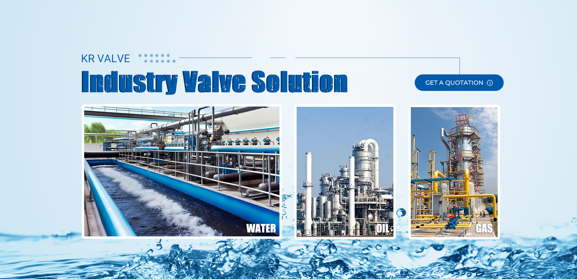 KR check valves preventing backflow in pumping systems