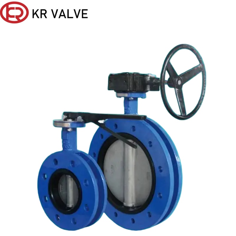 Wholesale U type butterfly valve EPDM seal short series flange butterfly valve Suppliers, Manufacturers