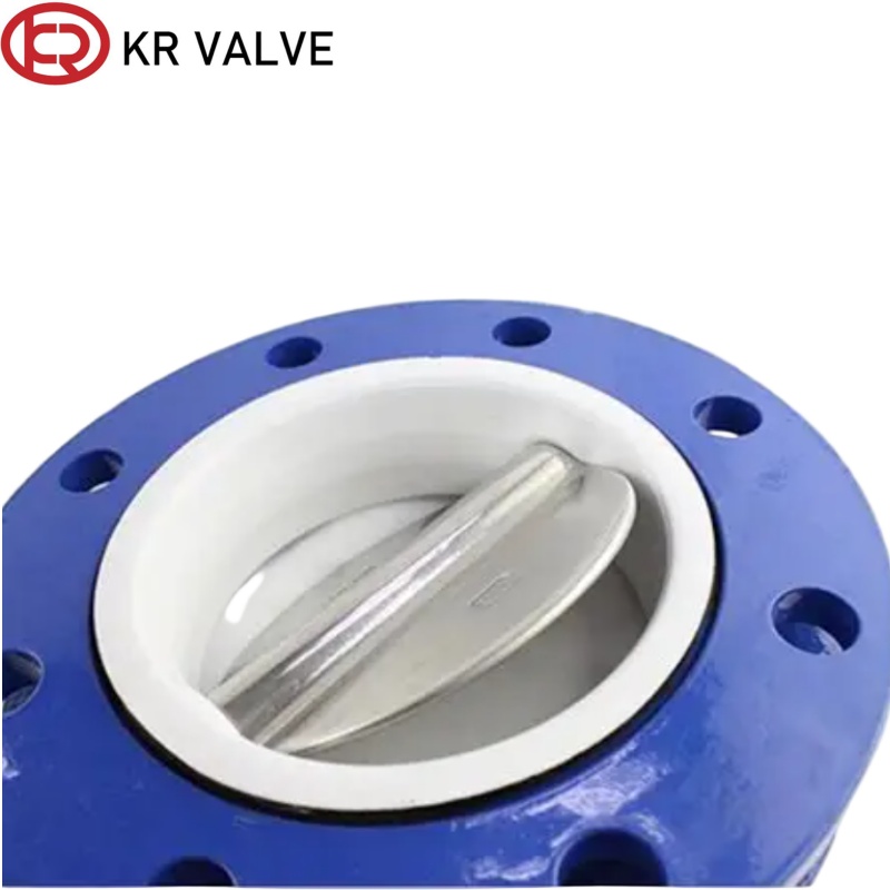 Wholesale PTFE seat U section butterfly valve concentric short series Manufacturers, Factory