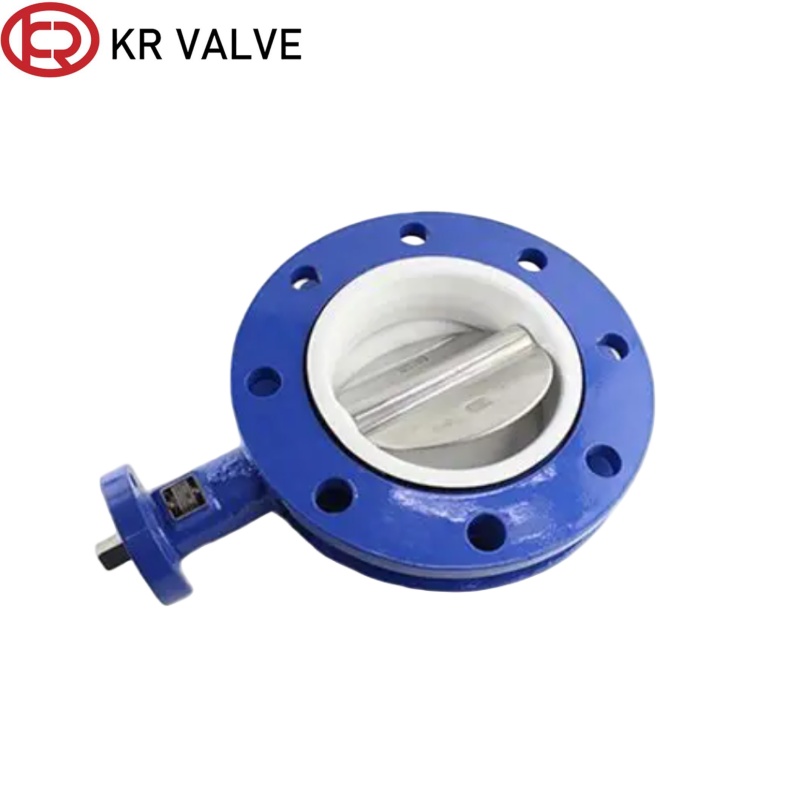 Wholesale PTFE seat U section butterfly valve concentric short series Manufacturers, Factory