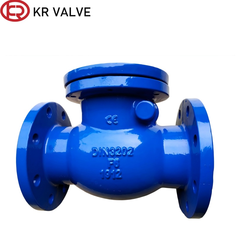 Custom Ductile iron swing check valve EPDM seal drink water pipeline Supplier, Factories